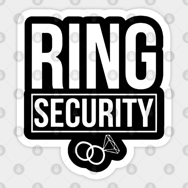 Ring Security Sticker by drawflatart9